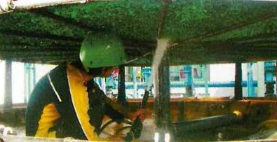KCA-830 Heavy Duty Scale & Rust Cleaner — foto aplikasi 1